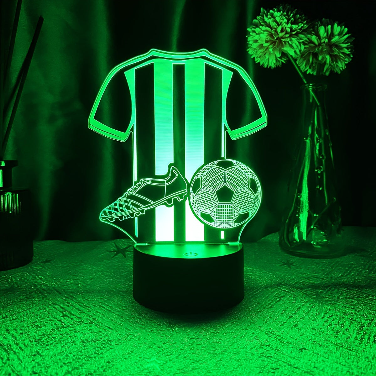 3D LED Football Night Light with Touch Control