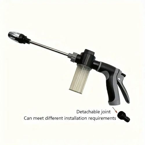 High-Pressure Washer with Adjustable Nozzle and Soap Tank