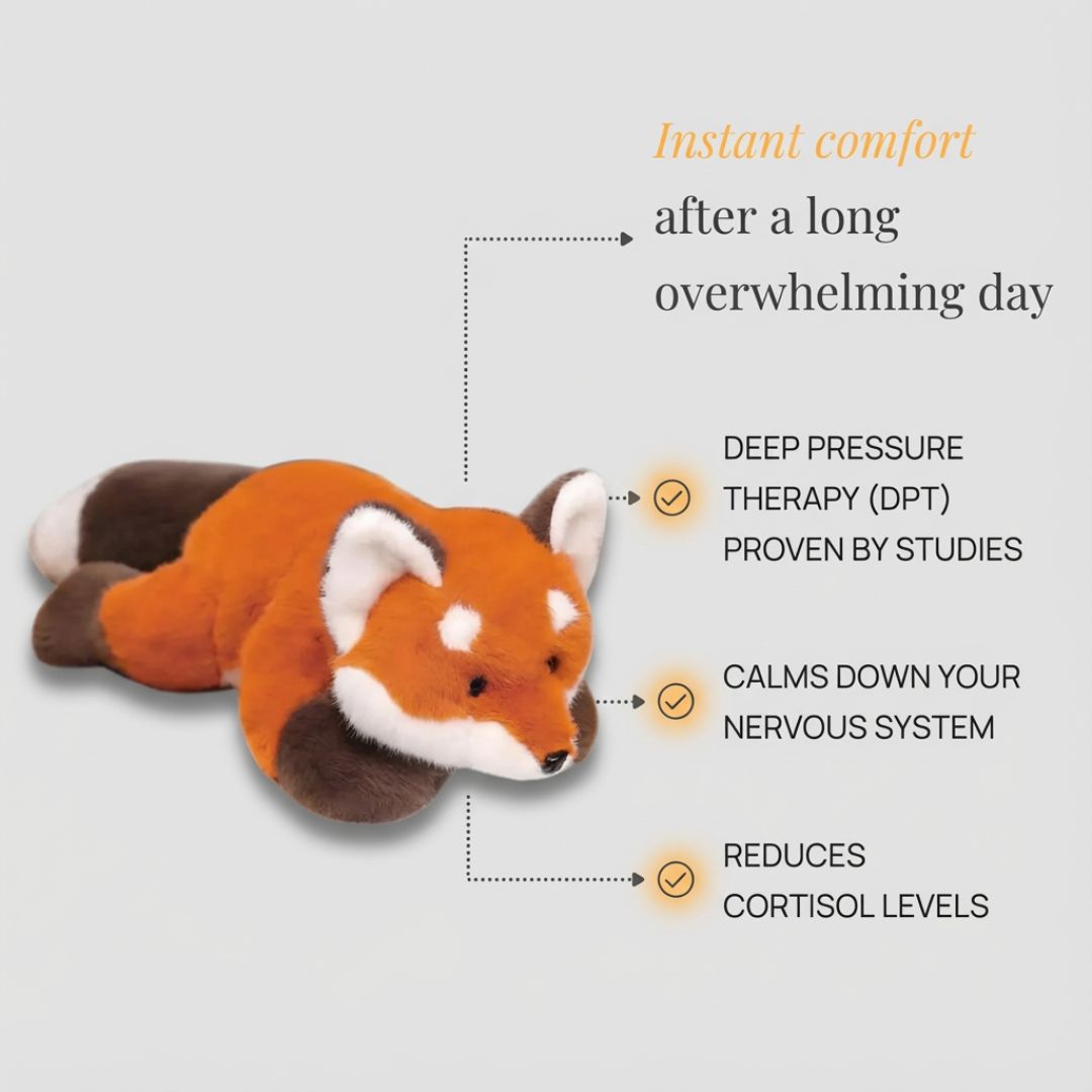 Long Plush Animal Cuddle Toy for Comfort and Relaxation