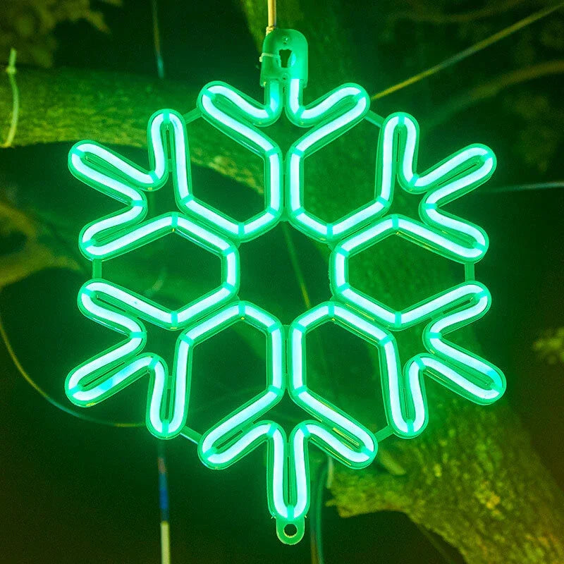 Waterproof LED Snowflake Light for Outdoor Winter Decor