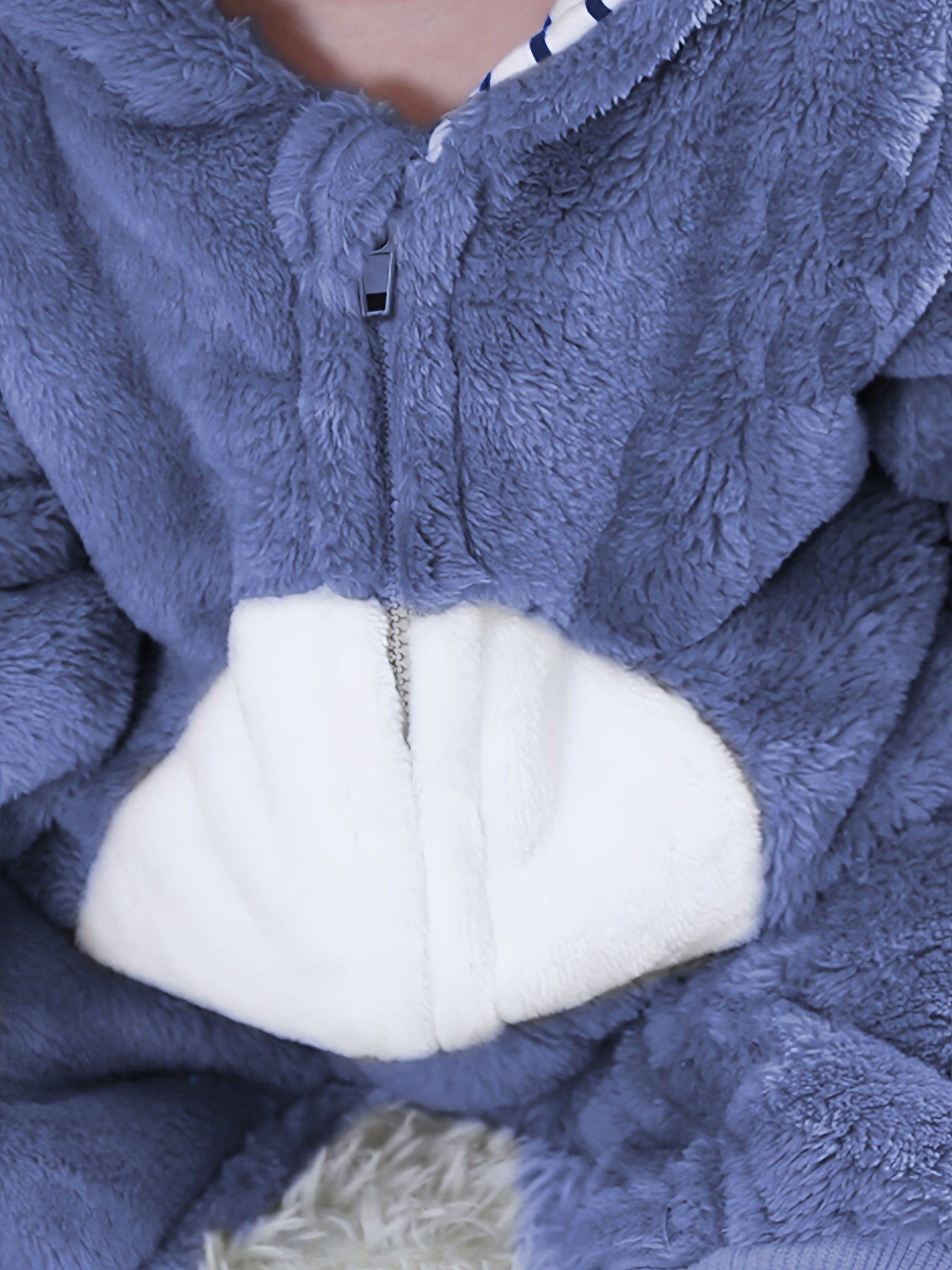 Plush Bear Hooded Romper for Infants