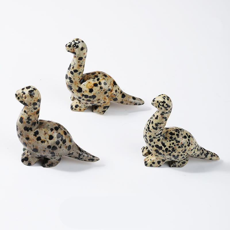 Crystal Dinosaur Gemstone Decor 2.5 Inch Natural Stone Figurine