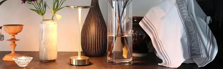 Dimmable Rechargeable Waterproof Wireless Table Lamp