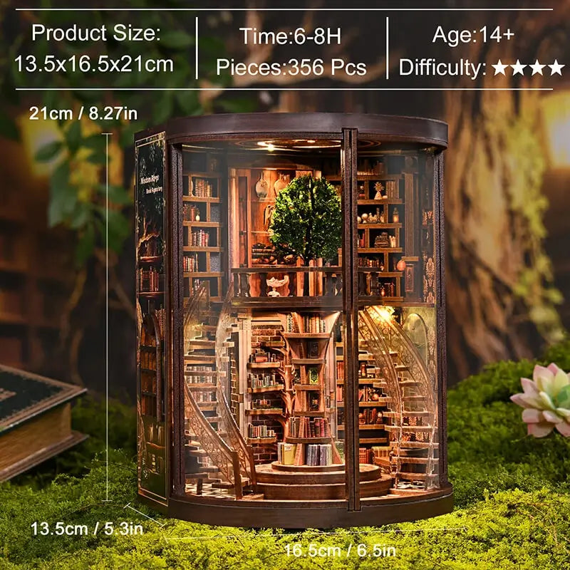 Wisdom Library Architectural Book Nook Kit