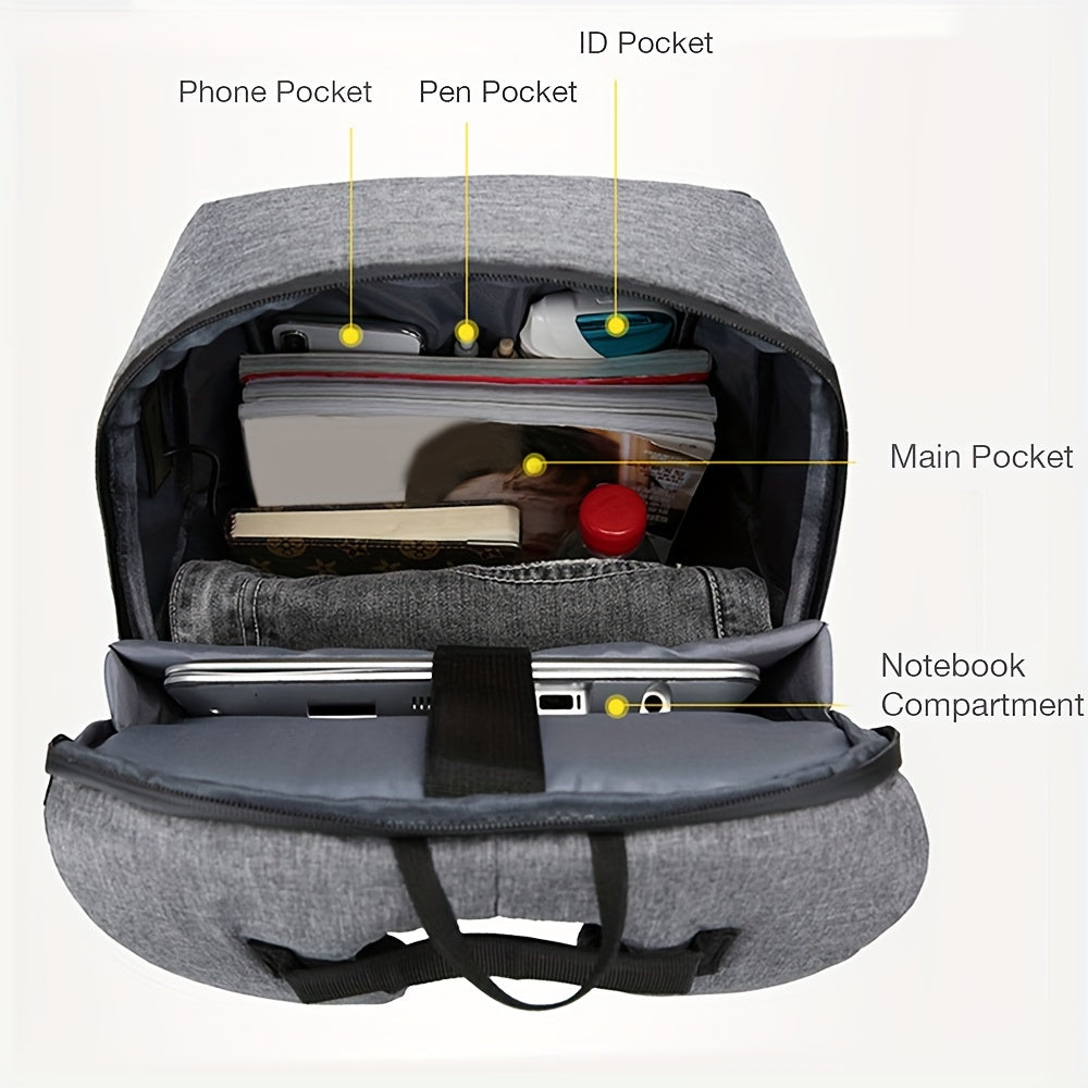 Anti-Theft Travel Backpack with Laptop Pocket