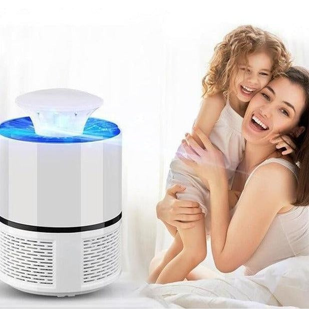 USB Mosquito Trap with LED Bionic Waves and High Suction Power
