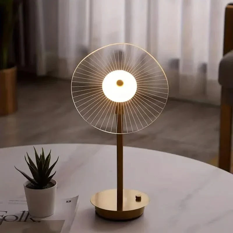 Adjustable Dimmable LED Table Lamp with Iron Frame