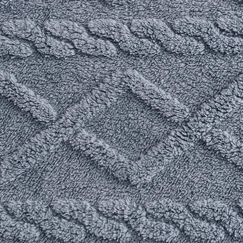 Soft Velvet Duvet Cover Set with Elastic Band