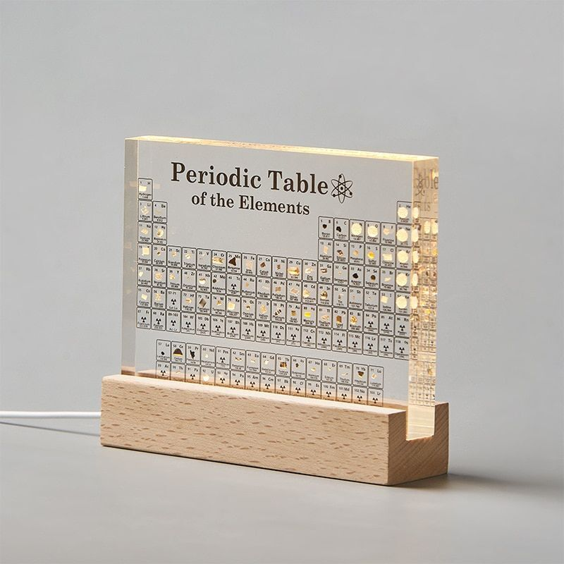 Acrylic Periodic Table of Elements Display