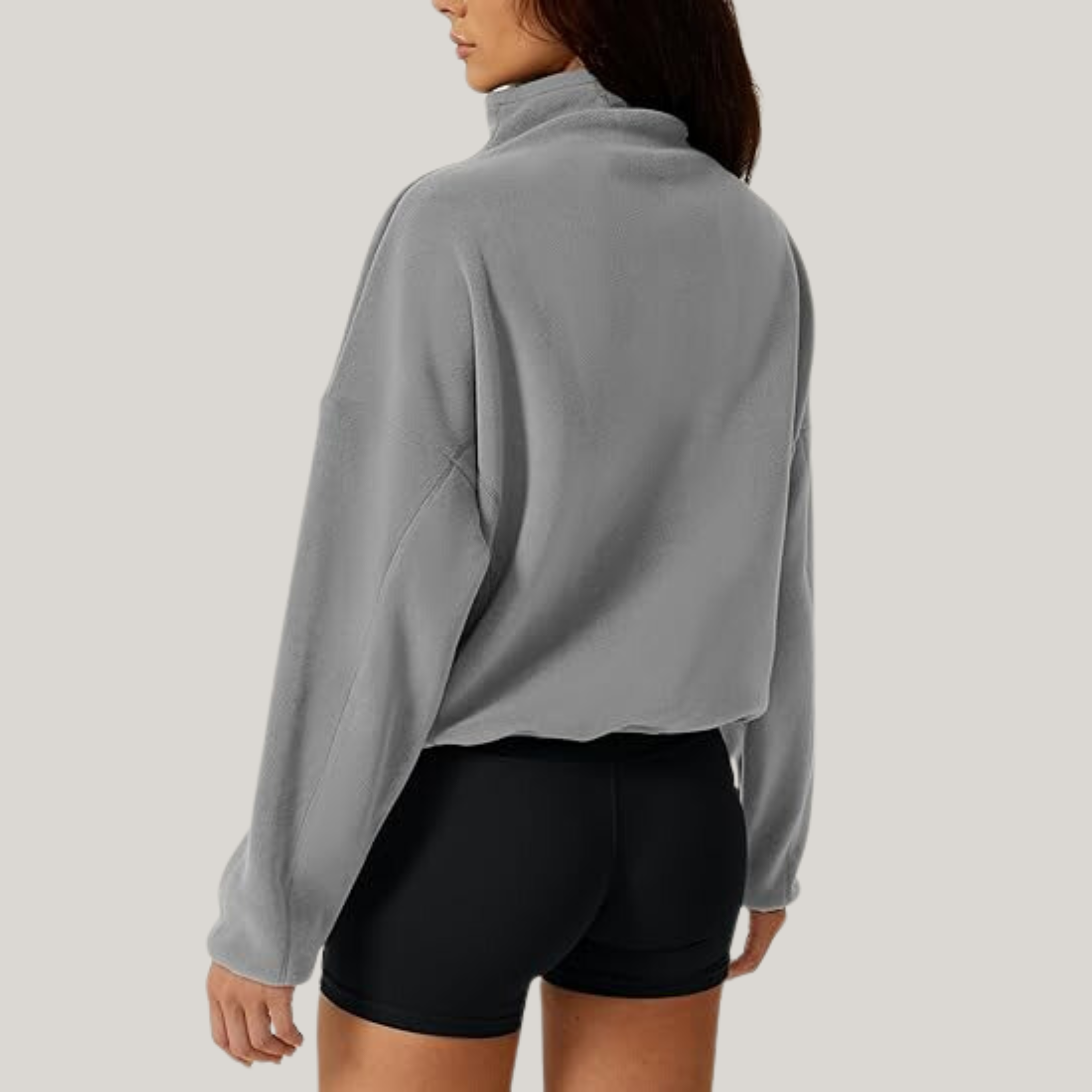 Rhea - Half-Zip Fleece Sweater