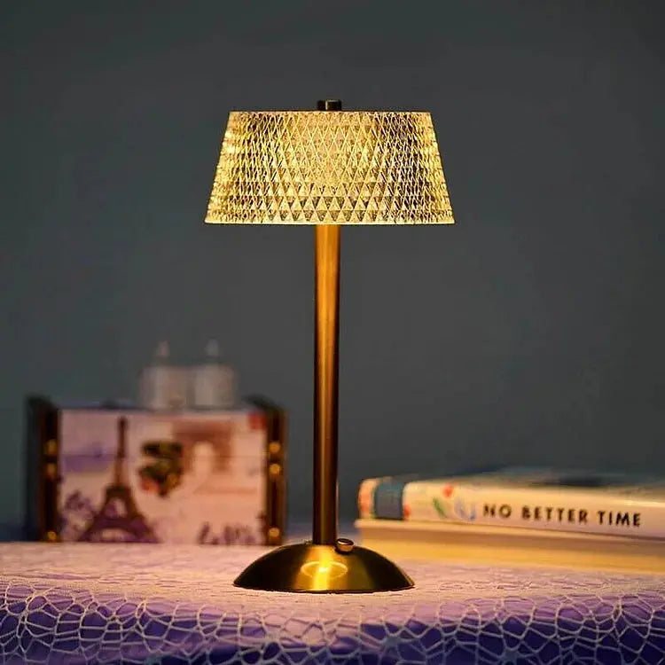 Rechargeable Wireless Touch Table Lamp - Luxe Design, Waterproof, USB Charging