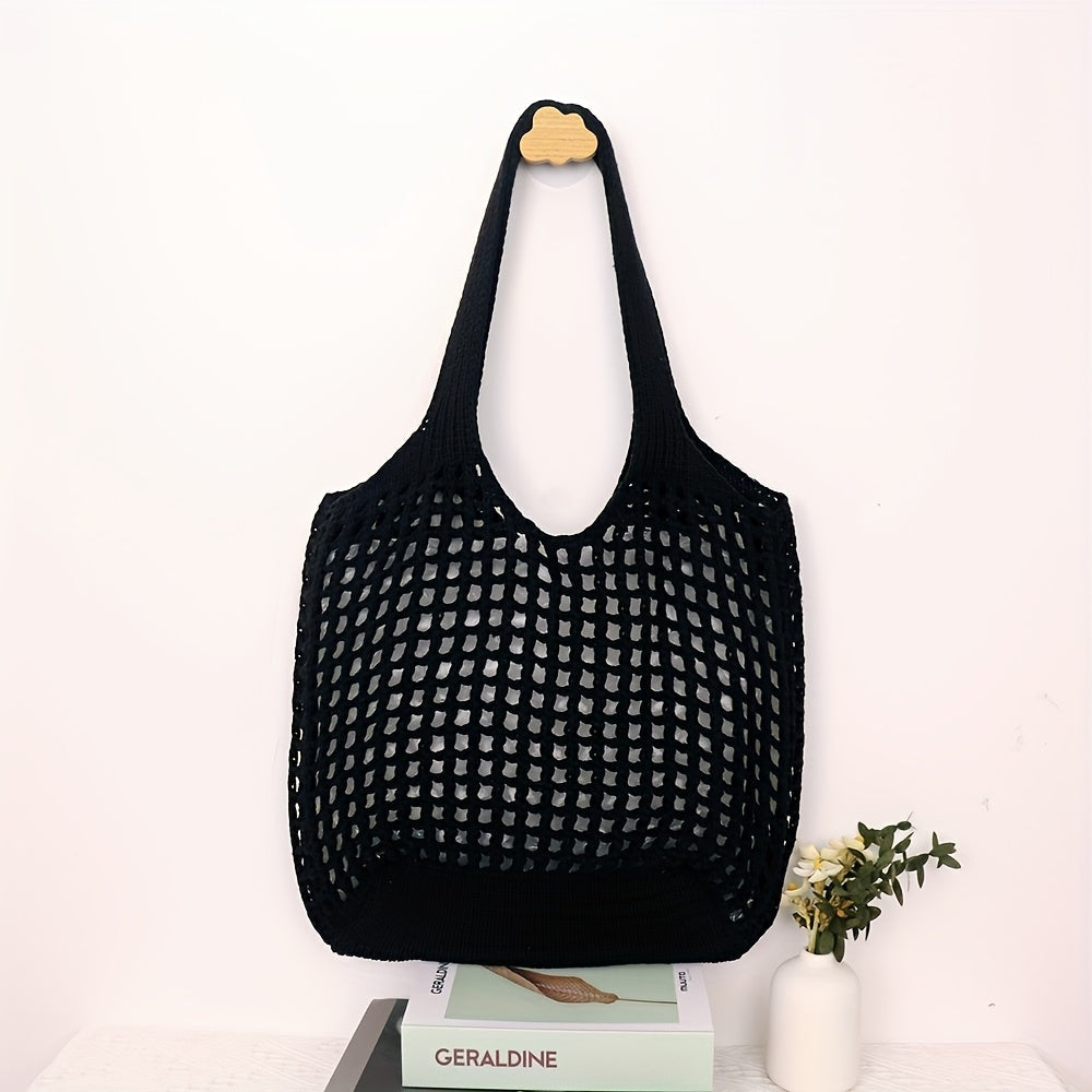 Large Open Mesh Beach Tote Bag for Women