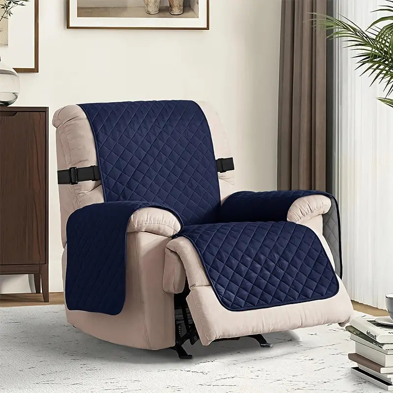 Microfiber Armchair Cover with Anti-Slip Protection and Water Resistance