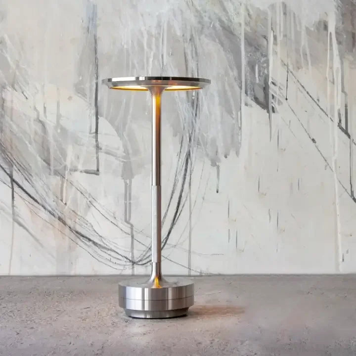 Rechargeable Wireless Elegant Table Lamp with Adjustable Brightness