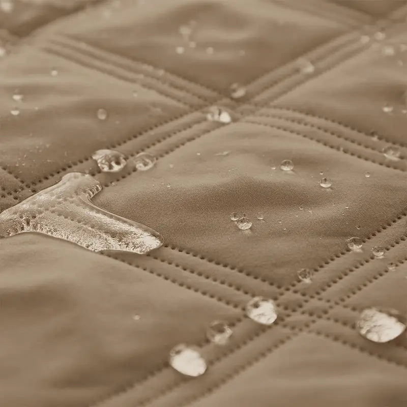 Microfiber Armchair Cover with Anti-Slip Protection and Water Resistance