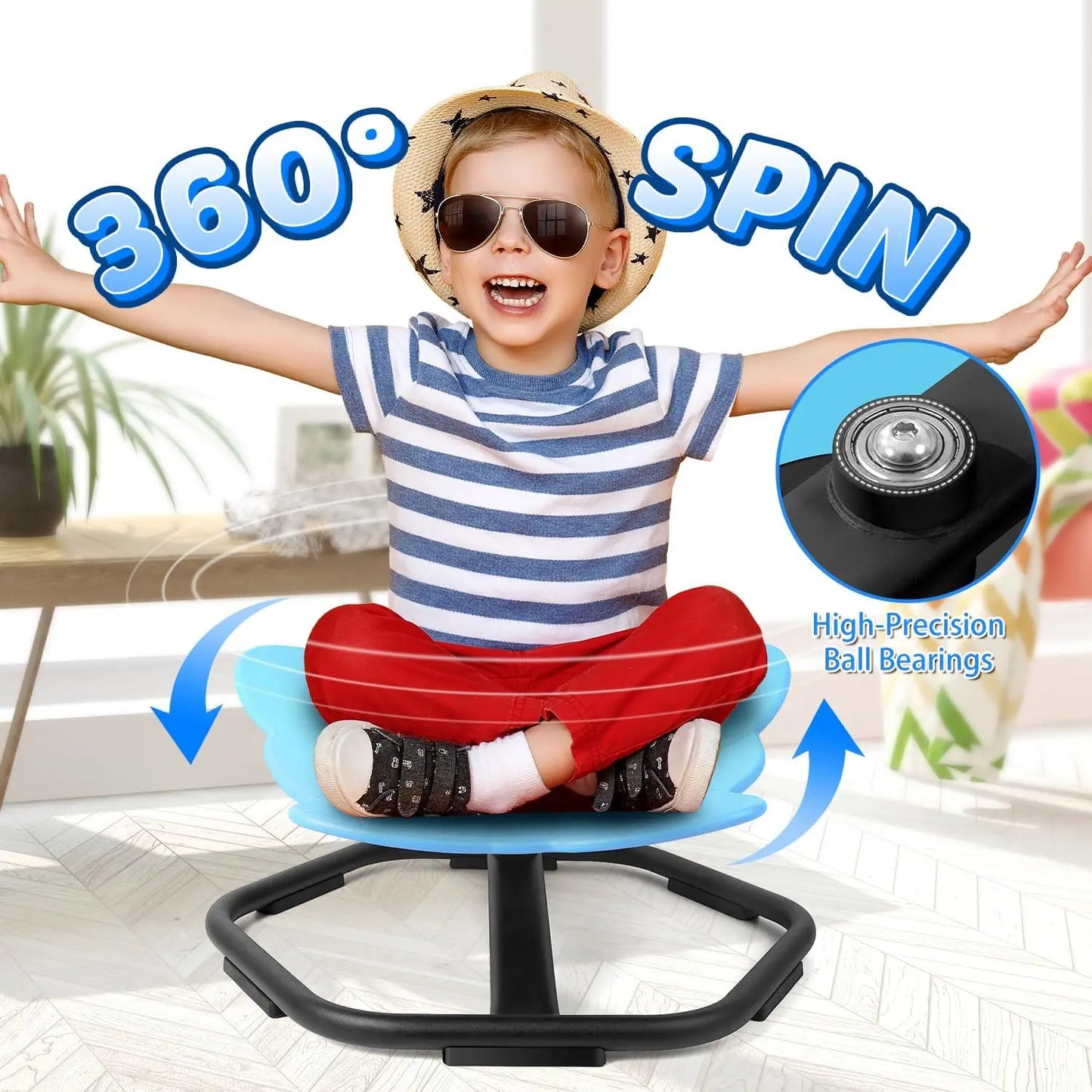 360 Degree Swivel Spinning Seat for Kids