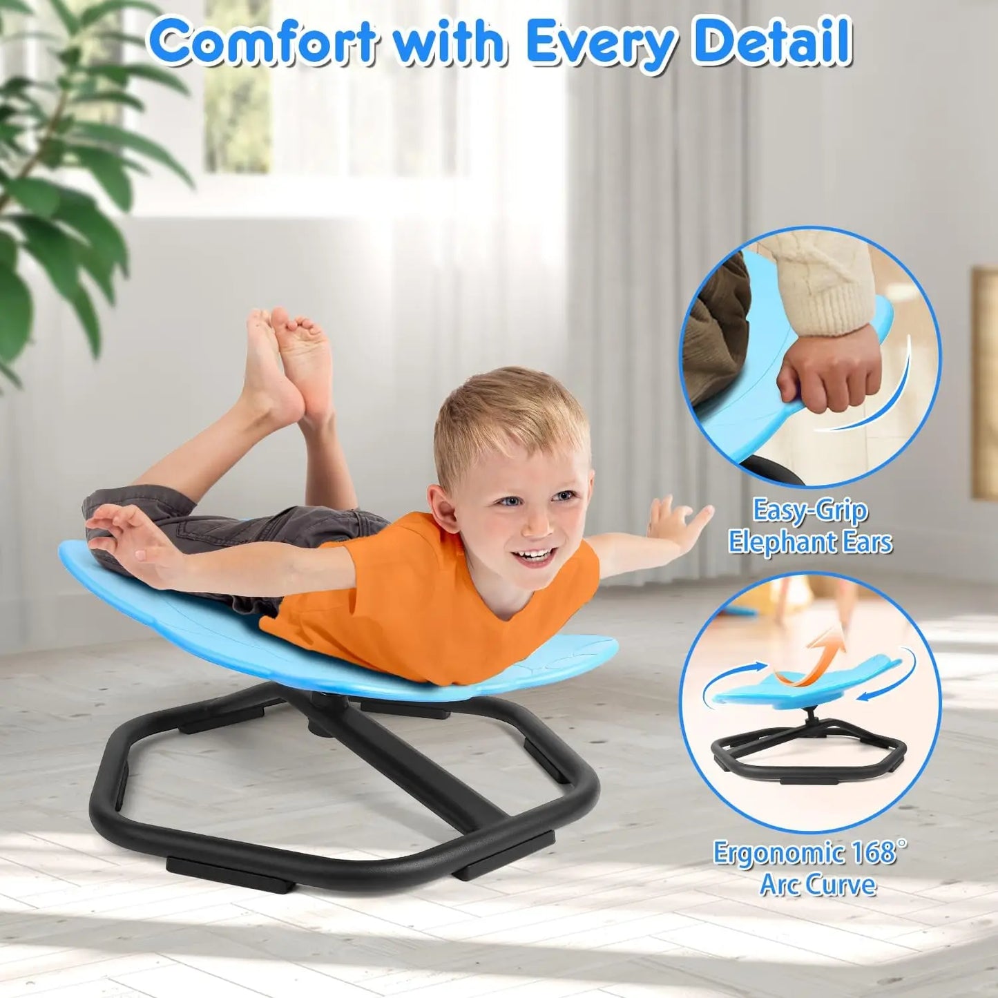 360 Degree Swivel Spinning Seat for Kids