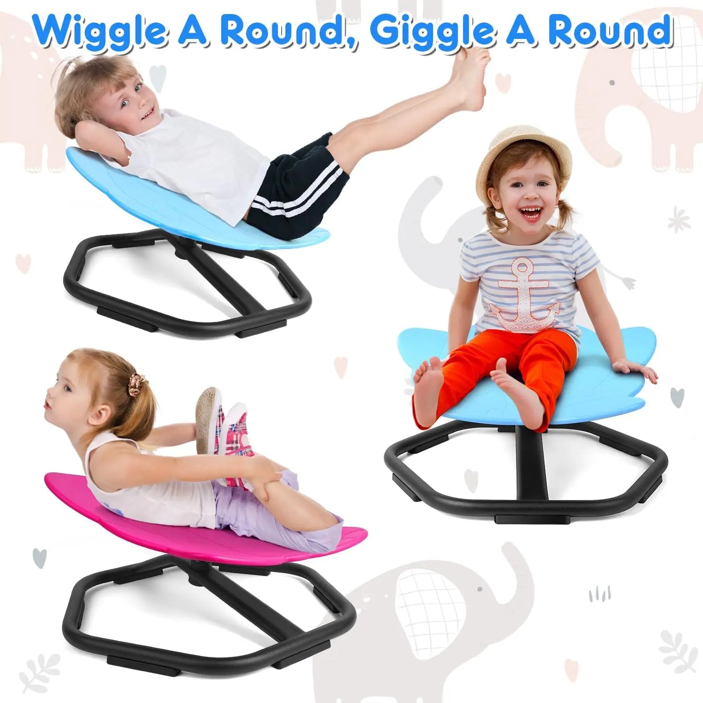 360 Degree Swivel Spinning Seat for Kids
