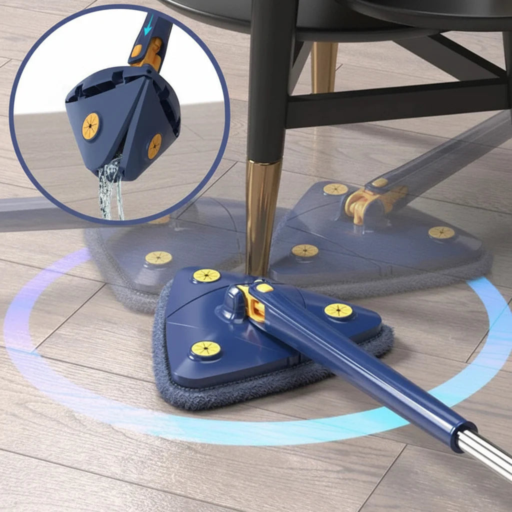360° Spin Mop with Washable Cloth for Effortless Floor Cleaning