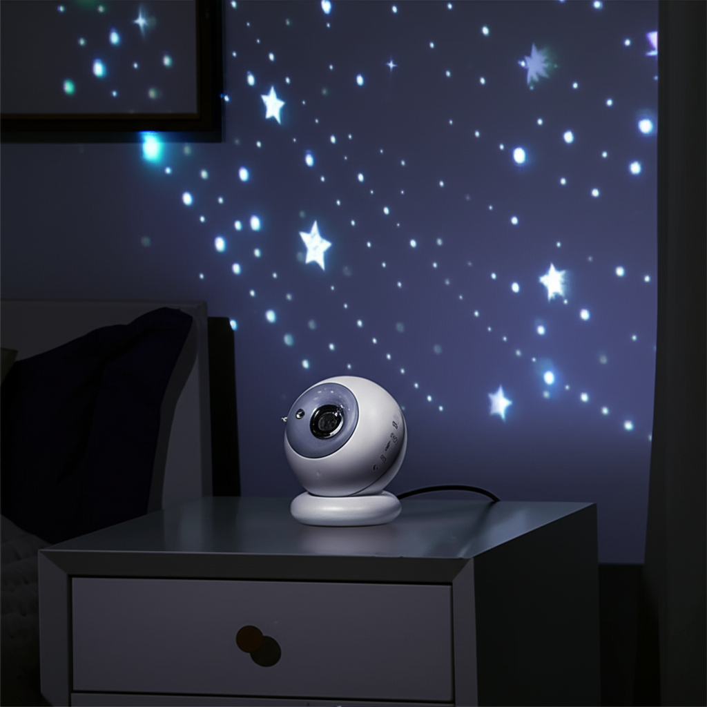 360° Rotating Star Projector Night Light with LED