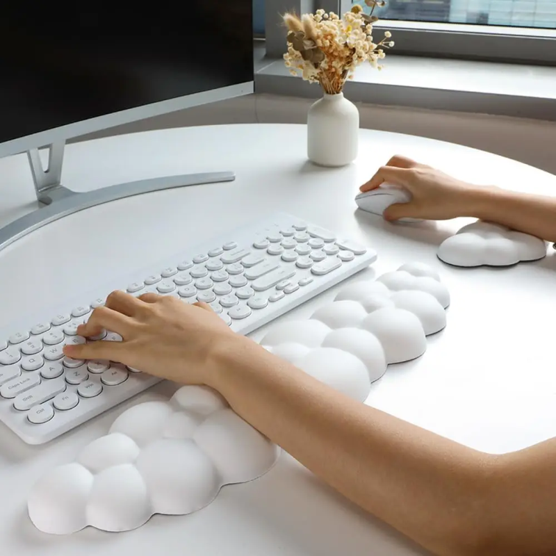 Memory Foam Keyboard Wrist Rest with Cosmic Design