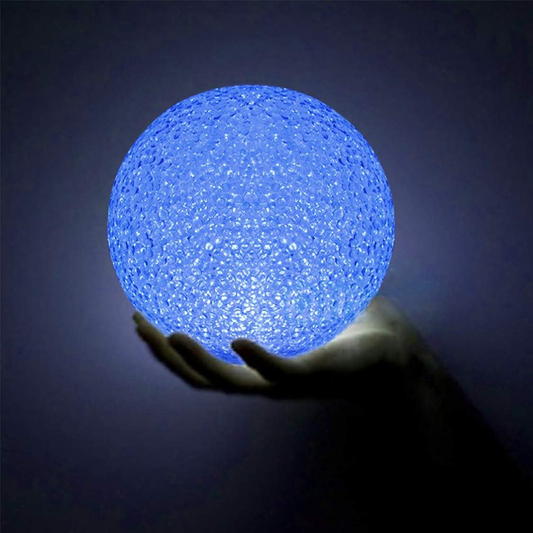 Glowing Crystal Ball Night Light with Color Changing LED