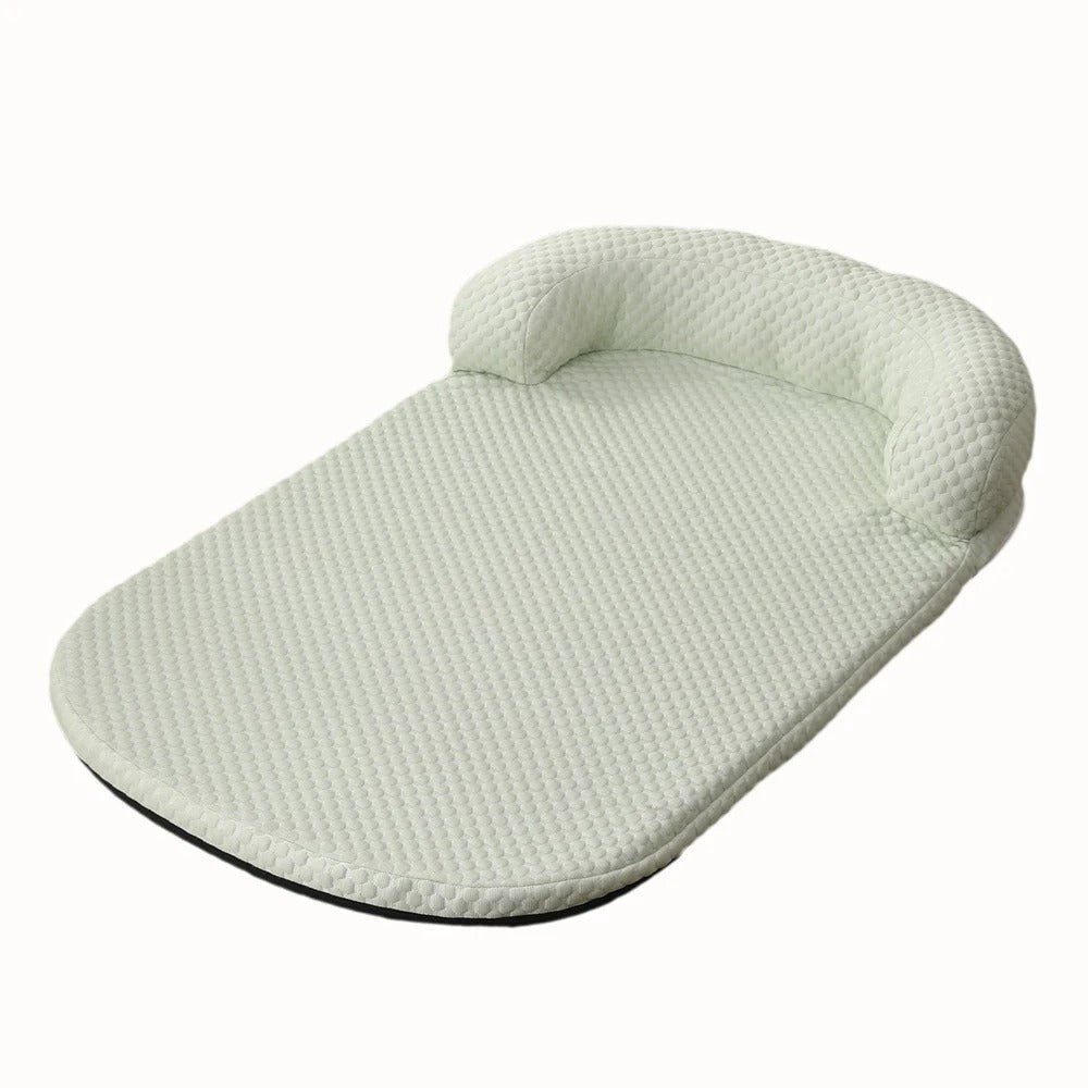 Cooling Silk Mattress for Pets - Breathable Foam Bed
