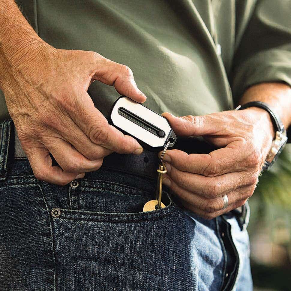 Portable Keychain Reading Glasses with Nose Clip