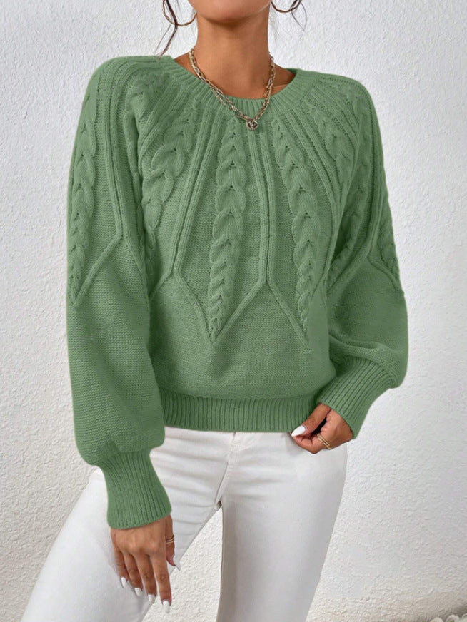Elsie | Ladies’ Classic Cable Knit Sweater