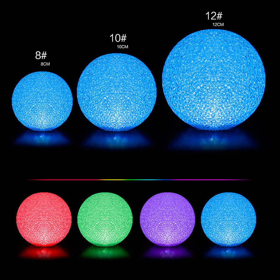 Glowing Crystal Ball Night Light with Color Changing LED