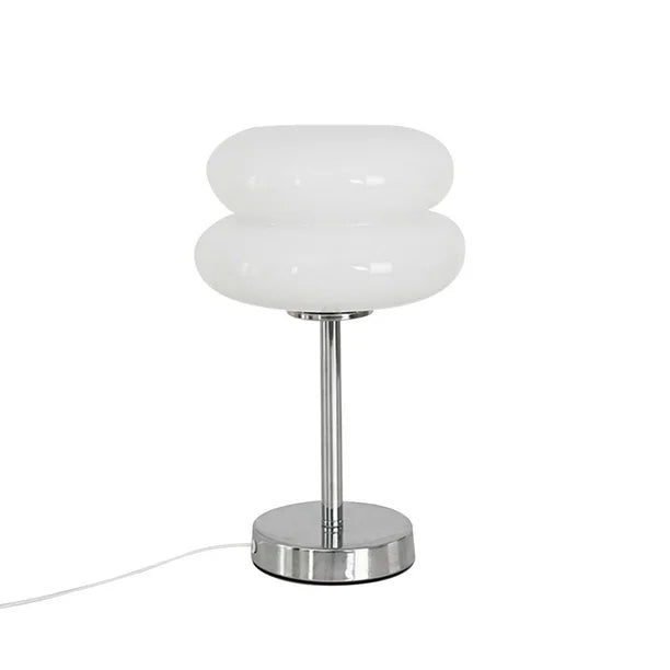 Dimmable Wireless LED Table Lamp with Glass Shade