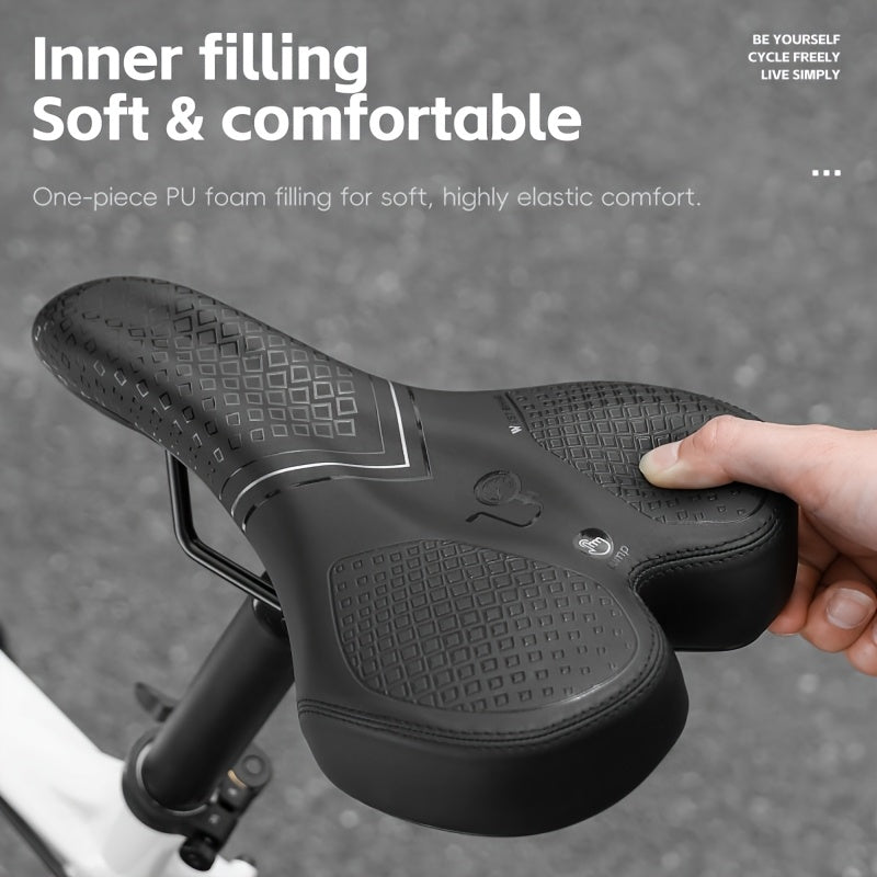 Inflatable Bicycle Seat with Air Cushion for Enhanced Comfort