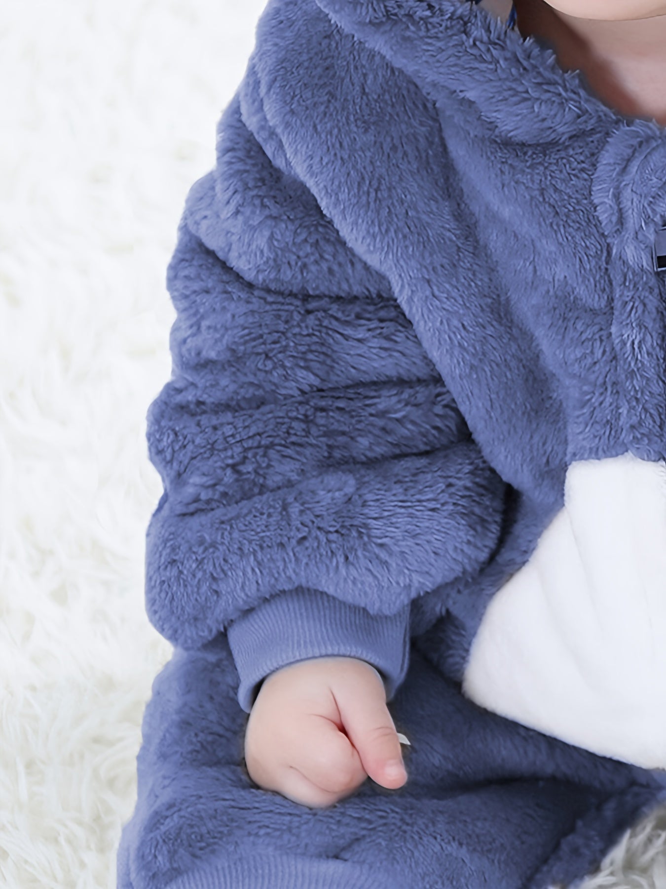 Plush Bear Hooded Romper for Infants