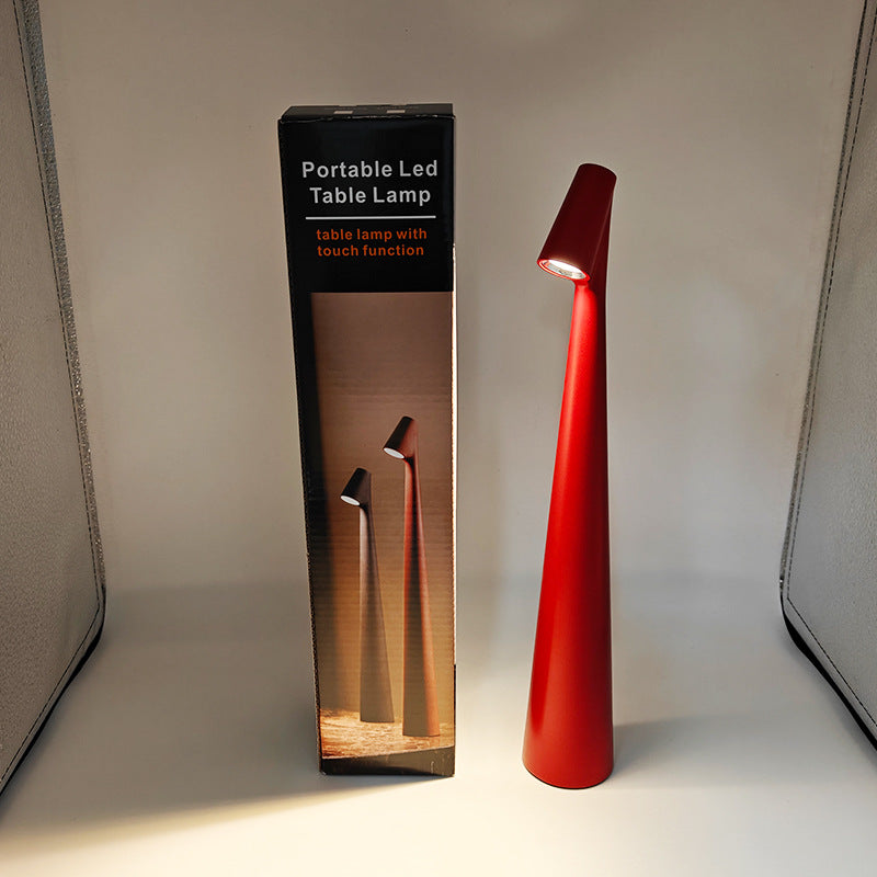 Rechargeable Touch Table Lamp with Dimming and Color Options