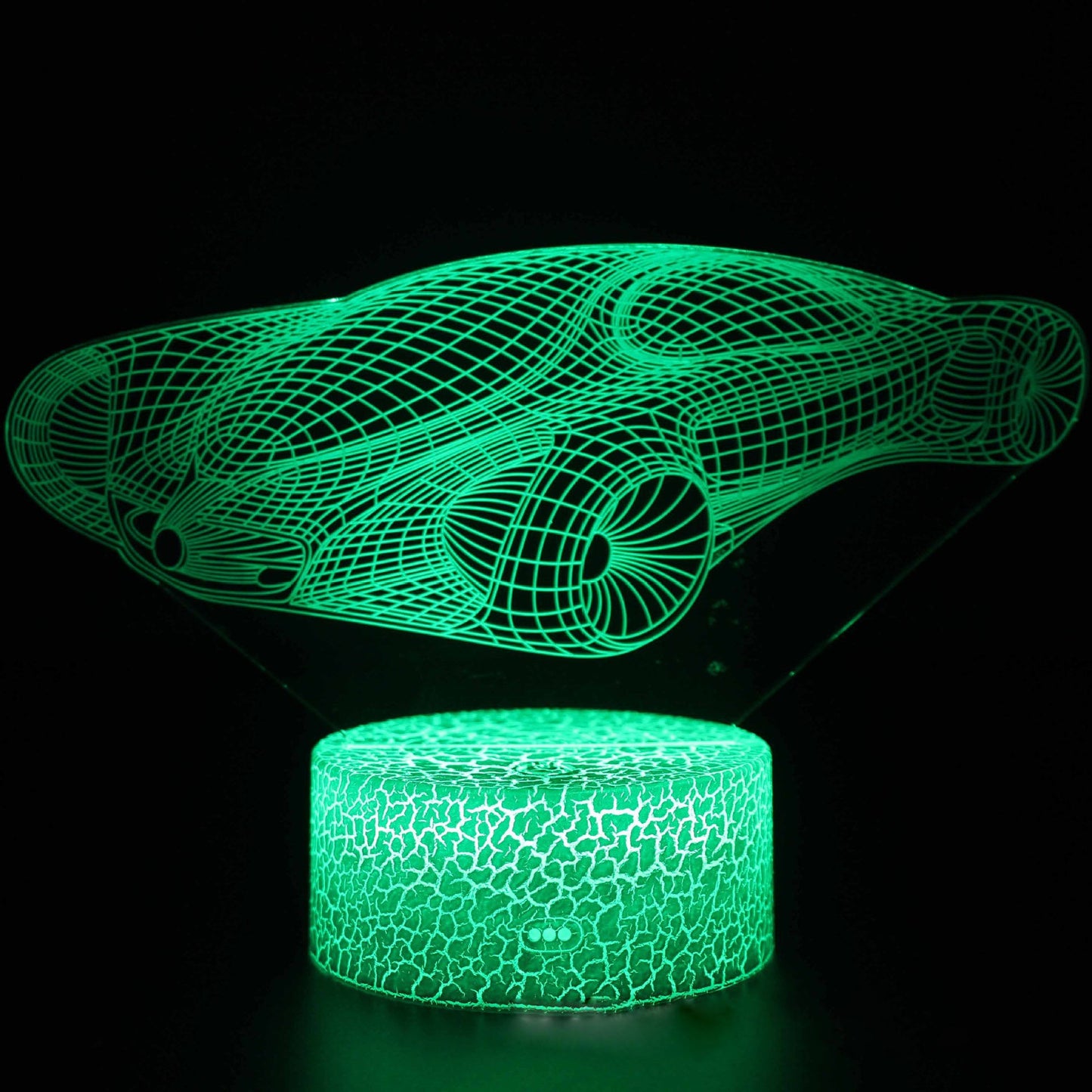 3D Sports Car LED Night Light with Dimming Function and USB Power
