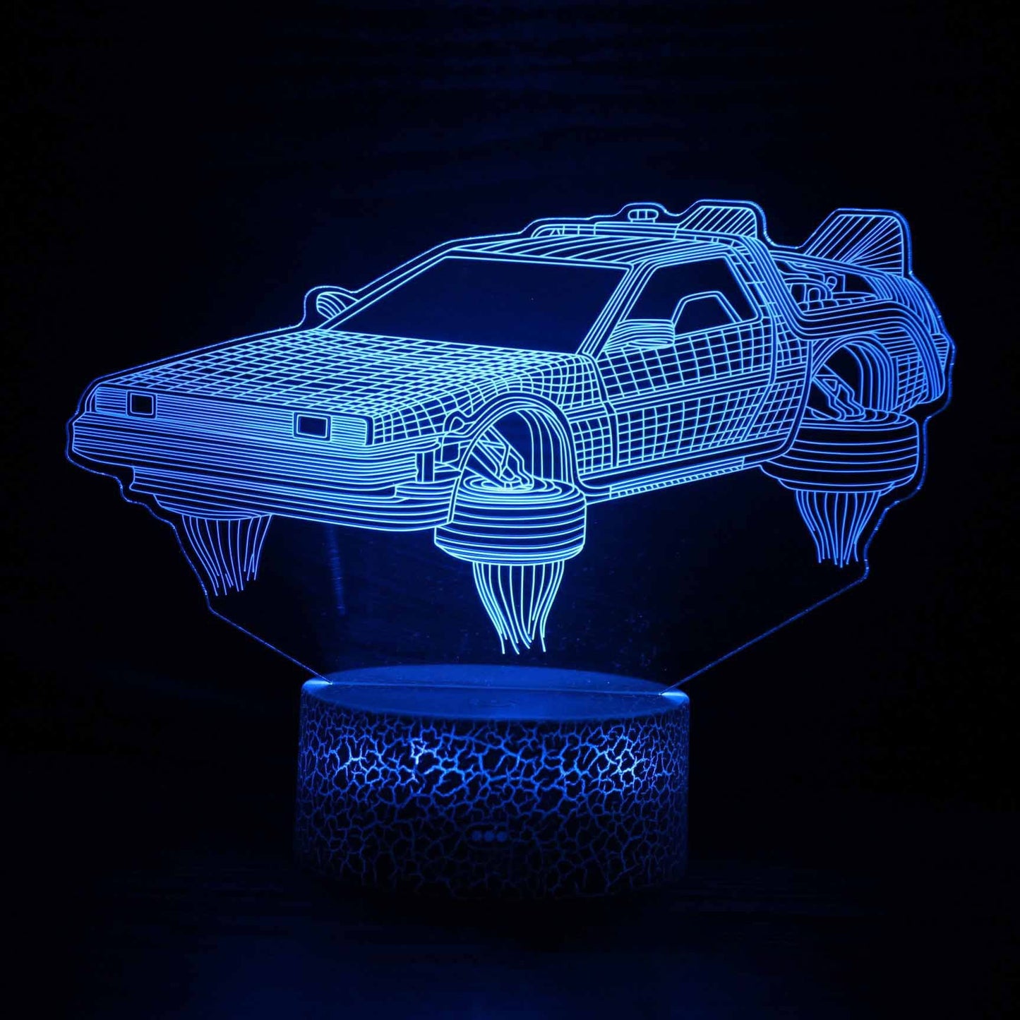 3D Sports Car LED Night Light with Dimming Function and USB Power