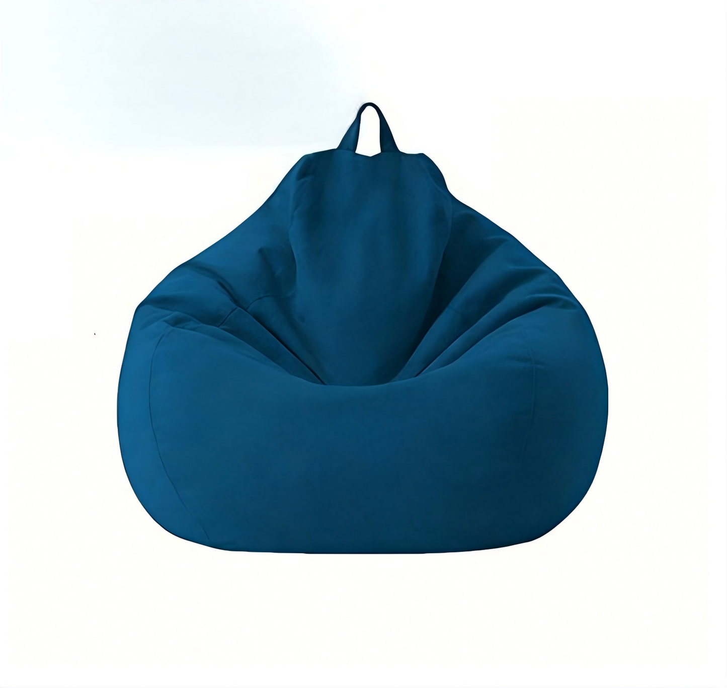 Solid Color Cotton Linen Beanbag Sofa Cover