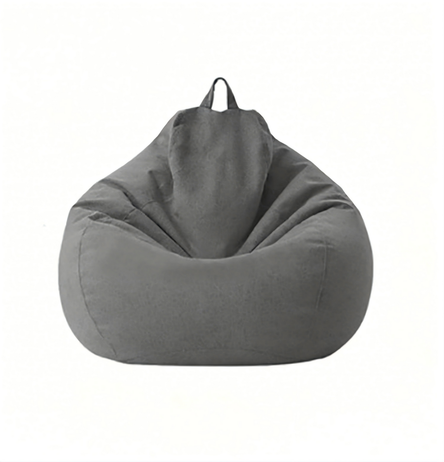 Solid Color Cotton Linen Beanbag Sofa Cover