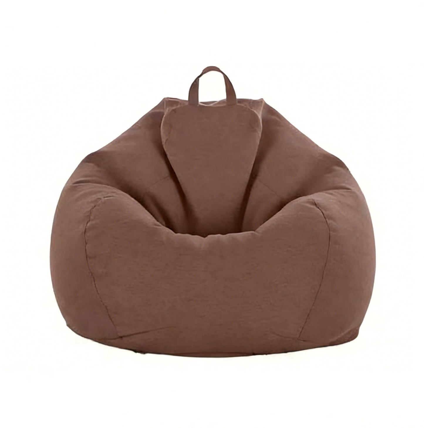 Solid Color Cotton Linen Beanbag Sofa Cover