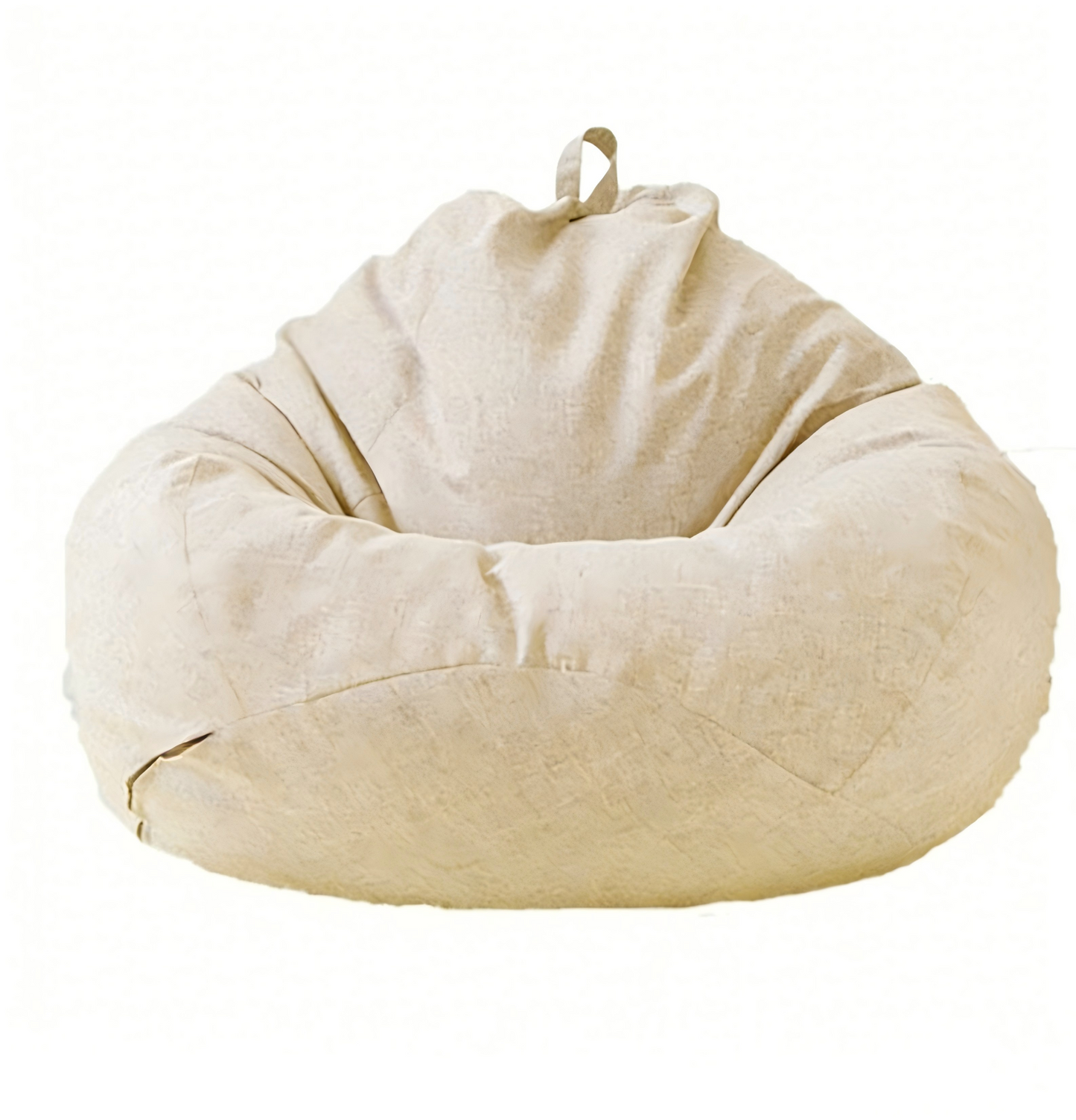 Solid Color Cotton Linen Beanbag Sofa Cover