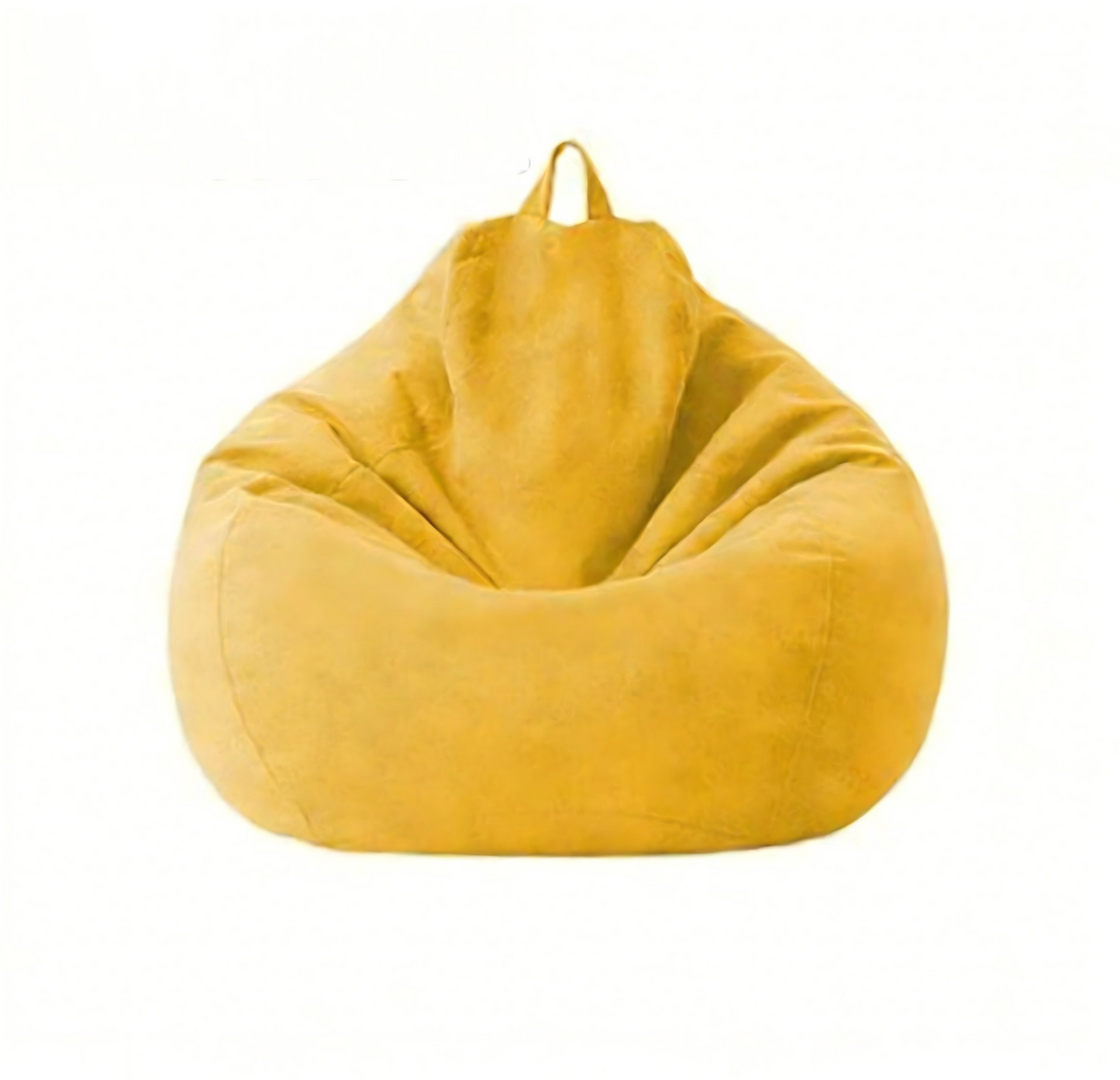 Solid Color Cotton Linen Beanbag Sofa Cover
