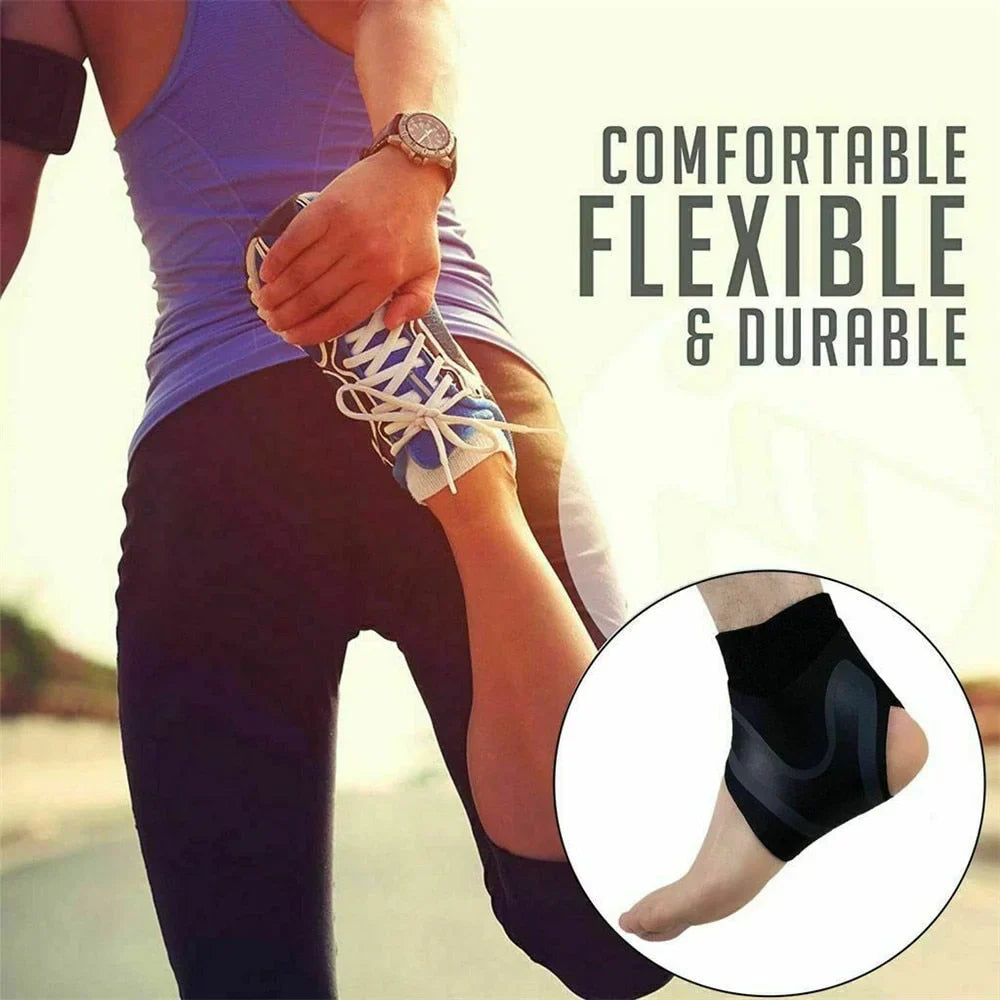 Adjustable Ankle Compression Sleeve for Pain Relief