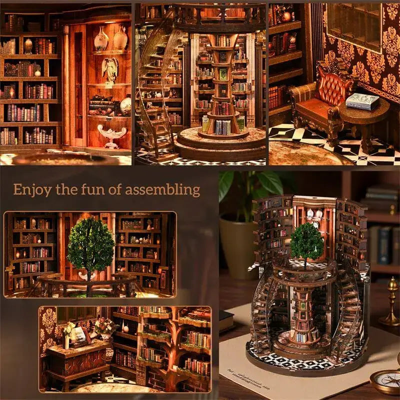 Wisdom Library Architectural Book Nook Kit