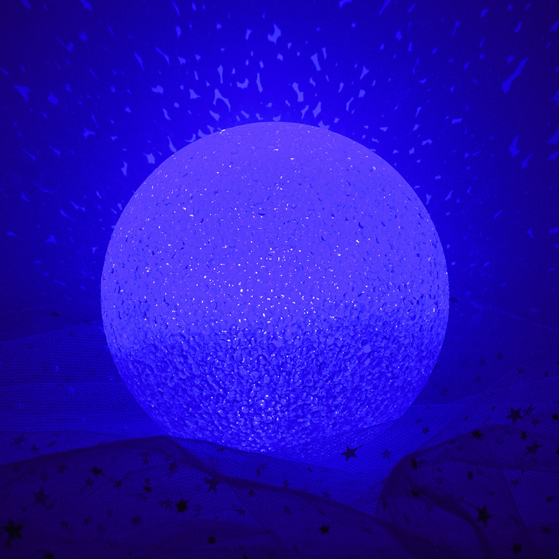 Glowing Crystal Ball Night Light with Color Changing LED