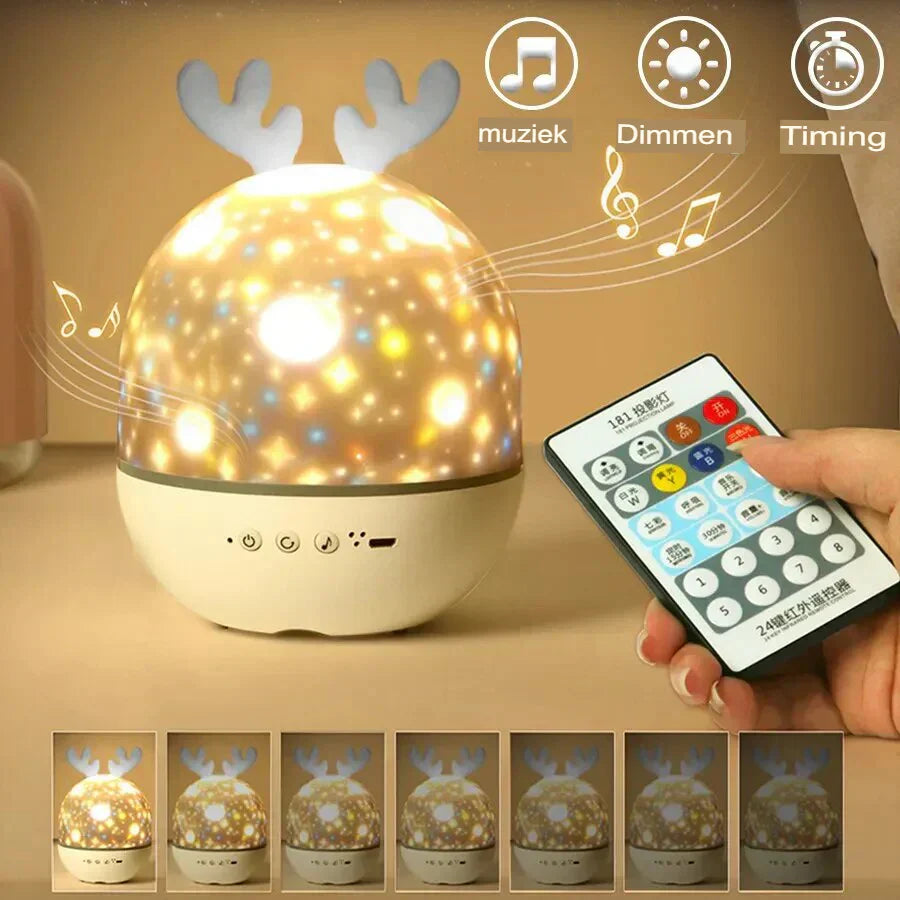 Starry Sky Projector Lamp for Kids with 6 Projection Patterns