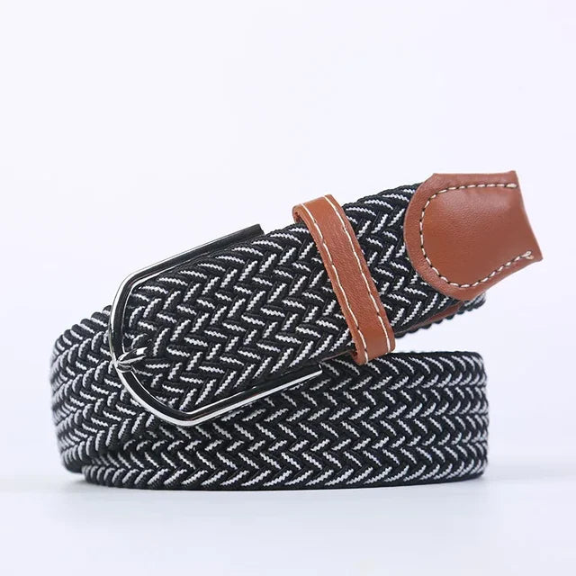Casual Adjustable Stretch Belt in Elastic Fabric