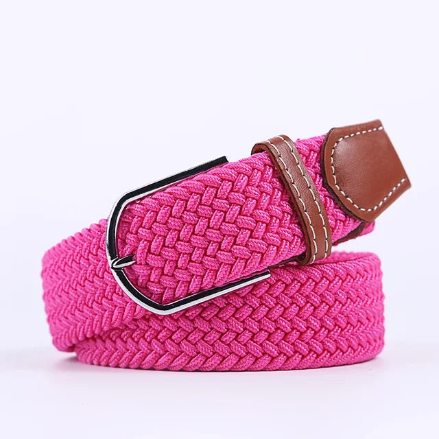 Casual Adjustable Stretch Belt in Elastic Fabric