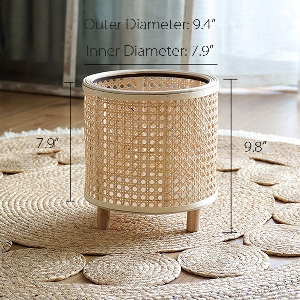 Rattan Braided Flower Pot Holder for Indoor Plants