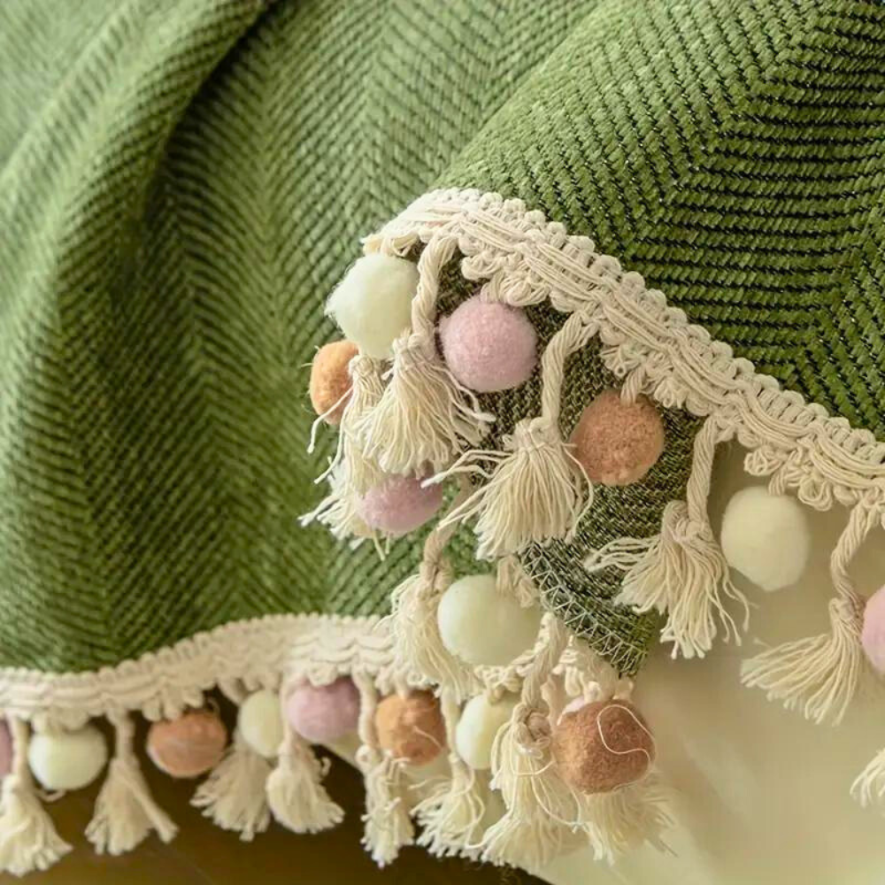Plush Chenille Sofa Blanket Slipcover