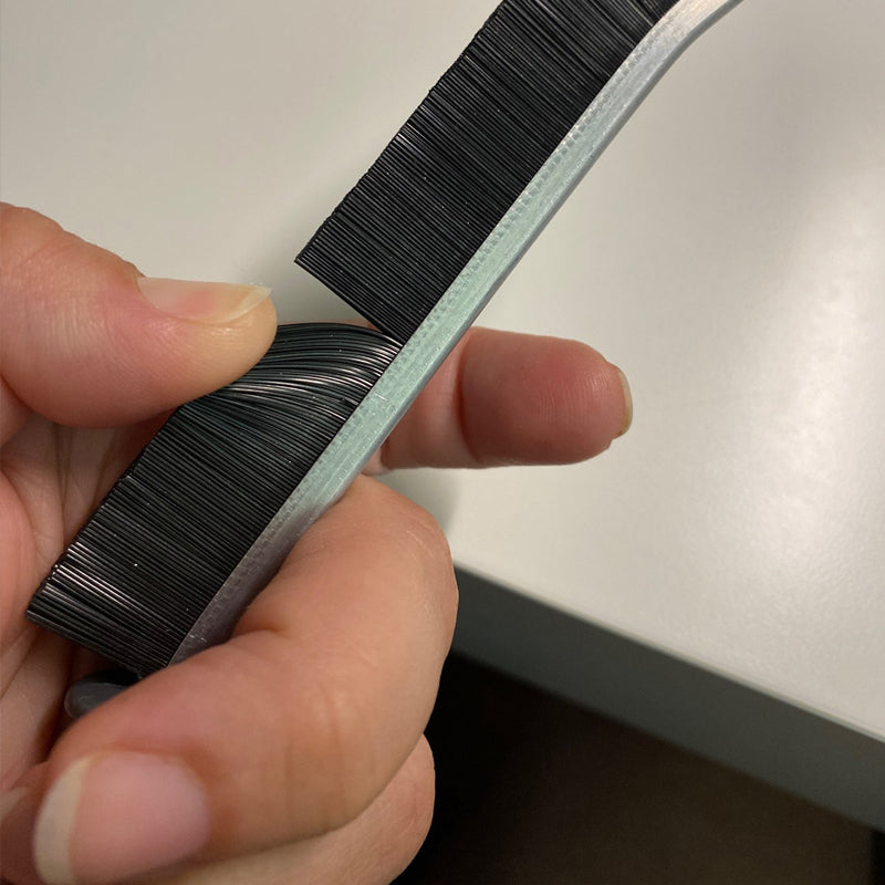 Crevice Cleaning Brush with Ergonomic Handle and Sturdy Bristles
